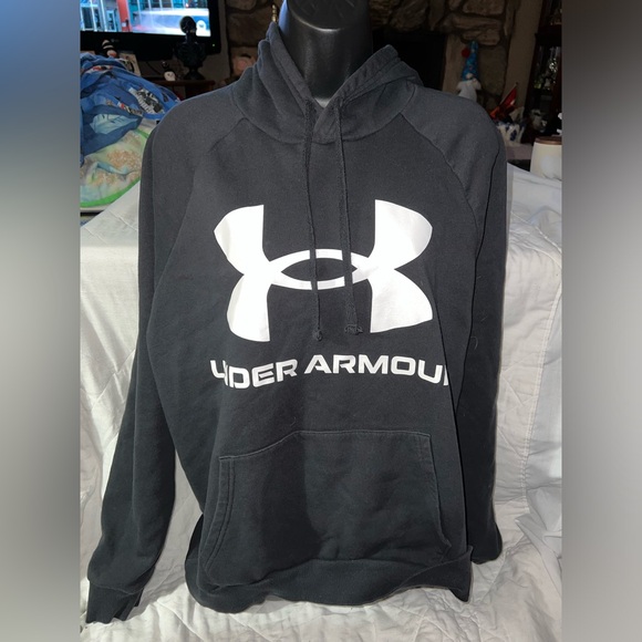 Under Armor Rival Fleece Logo Hoodie - Picture 1 of 10